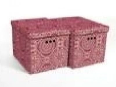 Dekoračná krabica XL Maroko bal./2ks - dekoračné krabice, úložný priestor pre hračky, praktické krabice, úložné krabice, kartónové krabice,úložné krabice do šatníkov, úložné boxy