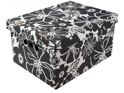 Papierová krabica A4 Malwa ( skladom 3 ks ) - dekoračné krabice, úložný box, praktické krabice, úložné krabice, kartónová krabica, úložná krabica do šatníkov, úložné boxy, úložná krabica s vrchnákom, úložný box v vrchnákom, úložné krabice s vrchnákom
